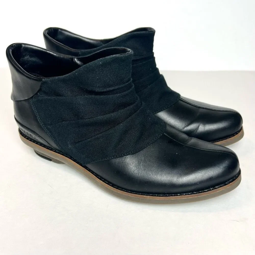 Merrell Adeline Bluff Black Women's Bootie Sz 7.5